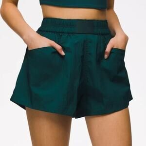 Prana Crossback 2.75" Short Women XL Wilderness Ripstop Elastic Waist Activewear